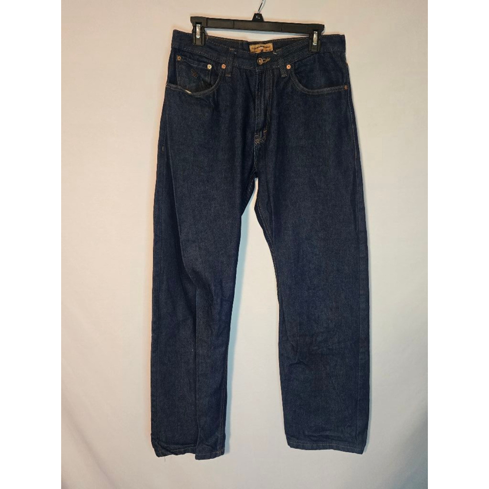 Y2K Men's Rocawear Jeans 32Wx32L Dark Blue
